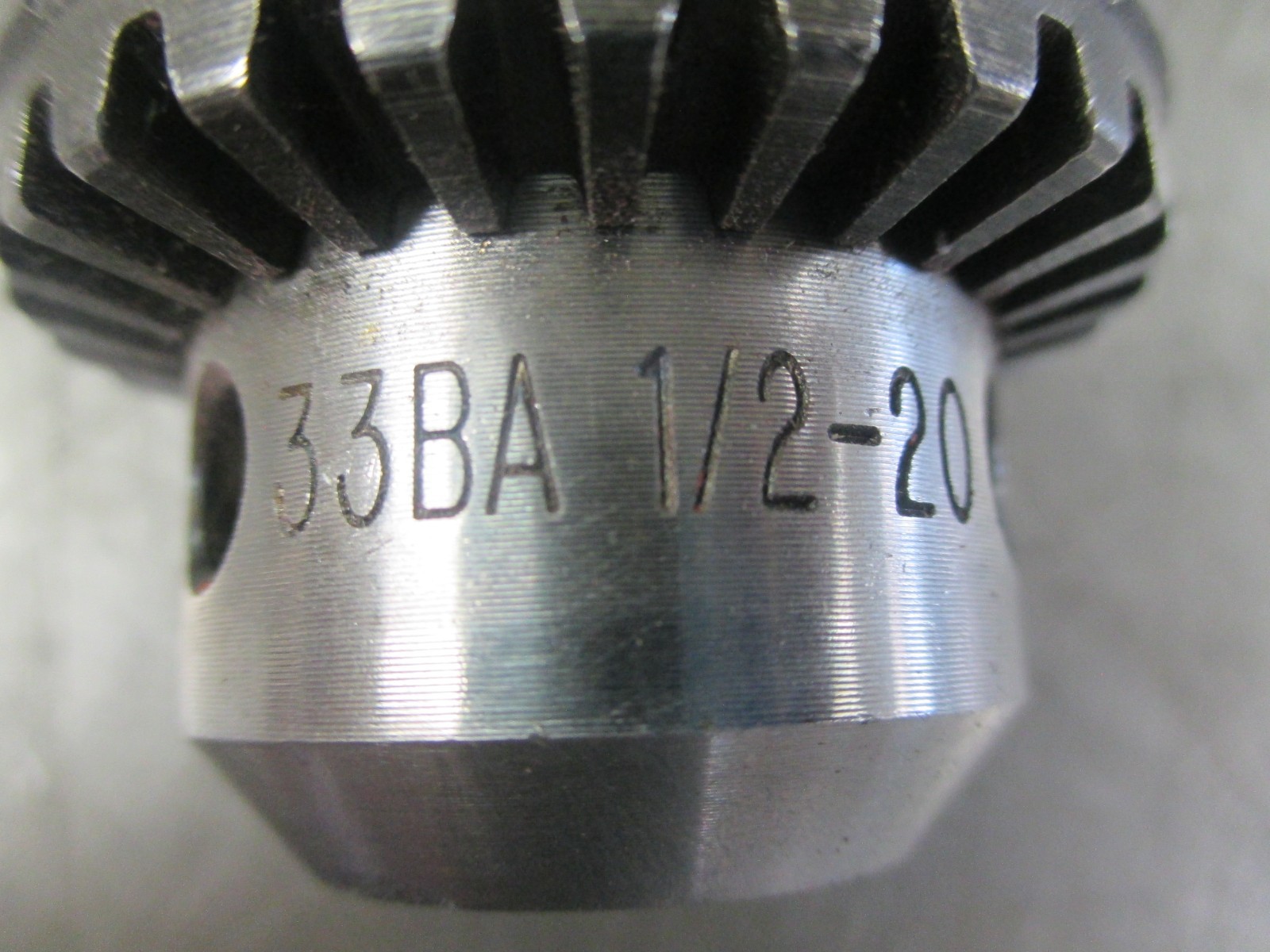 NEW #33BA 1/2-20 Jacobs 1/2″ Drill Chuck with 3/4″ Notched Mag Drill Arbor