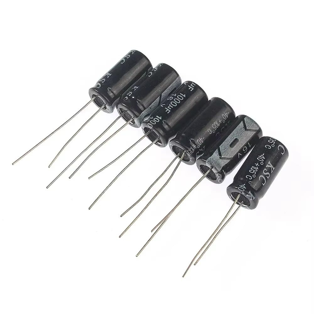 500Pcs 24 Values Electrolytic Capacitor Assortment Kit 0.1Uf to 1000Uf 10V 16V