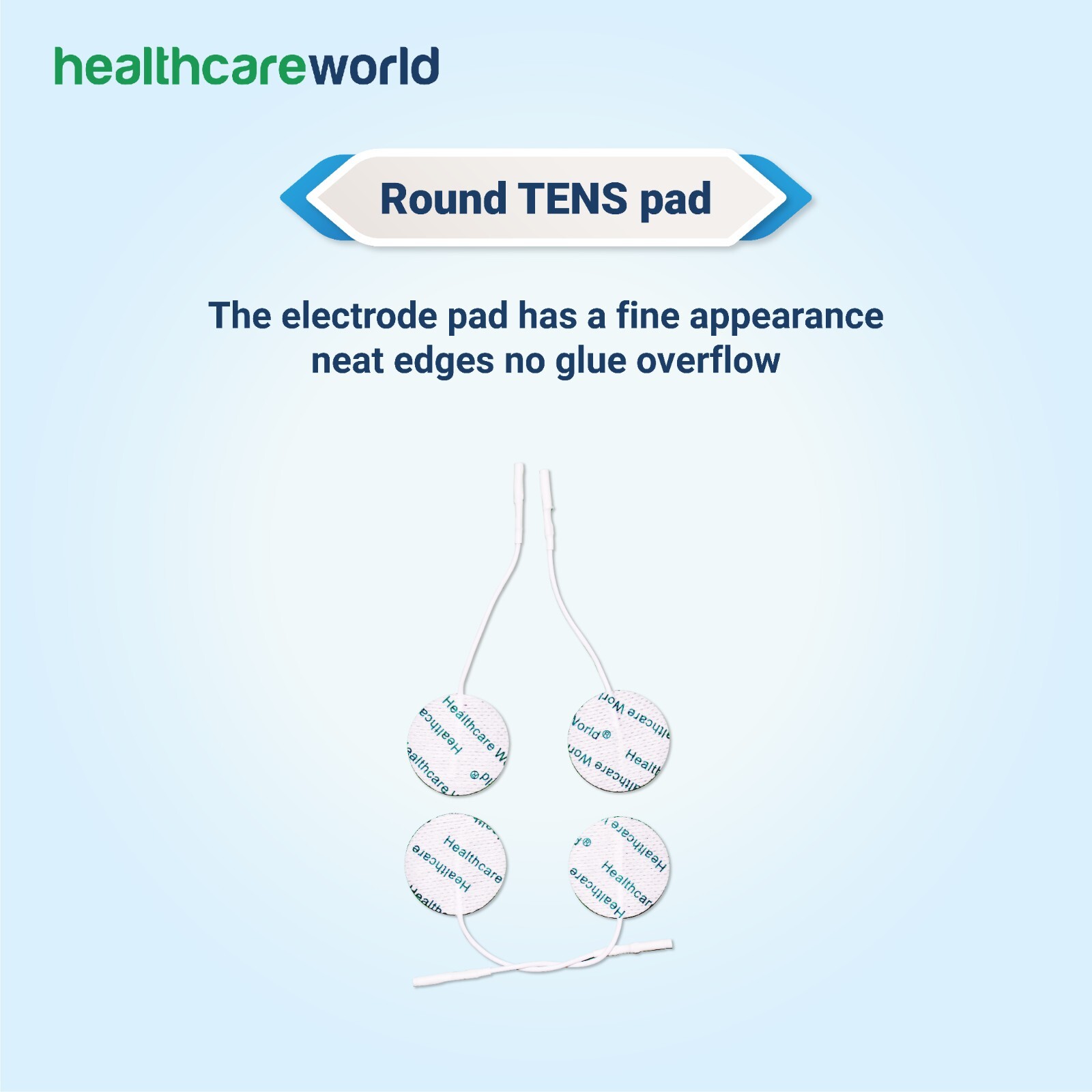 16 ROUND TENS ELECTRODE PADS Reusable for Tens Machines