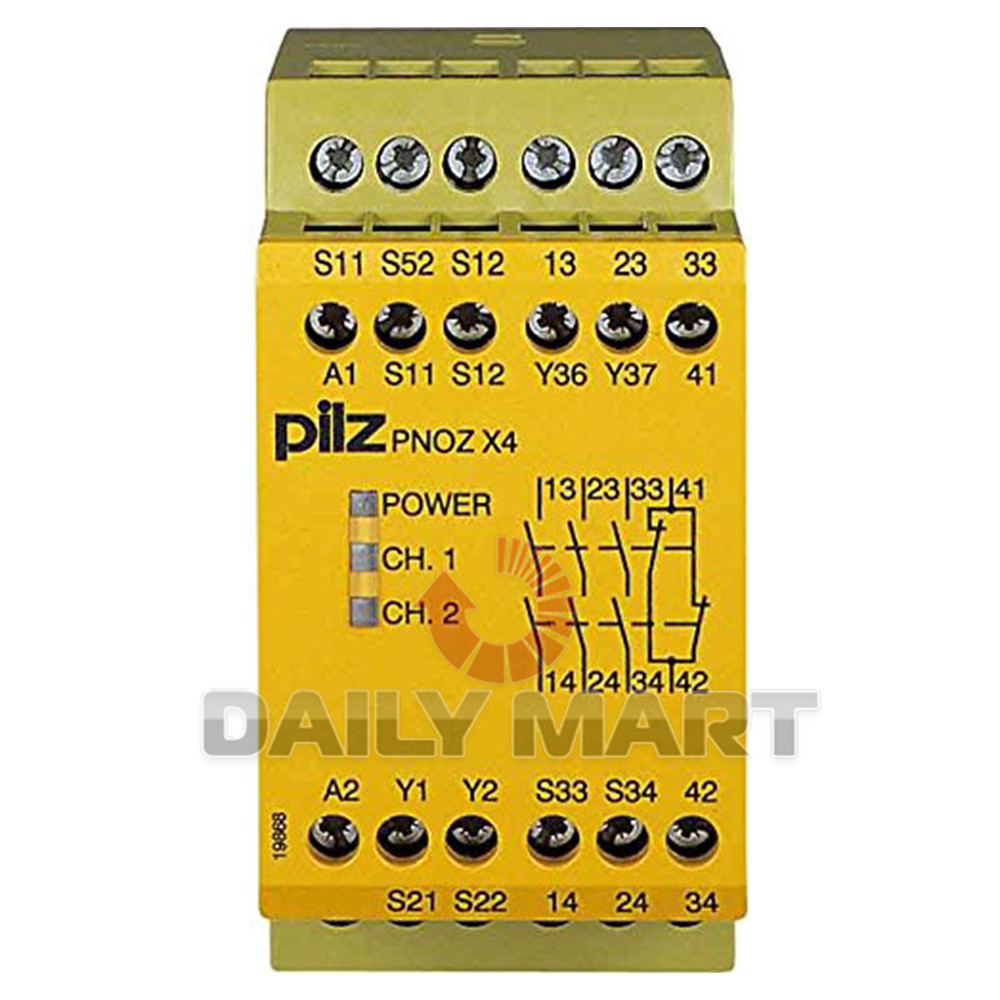 New In Box PILZ PNOZ X4 774730 Safety Relay 24VDC