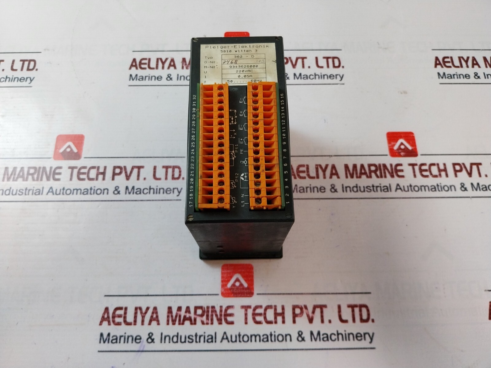 Pleiger-Elektronik 362-D Controller 220VAC 0.05A