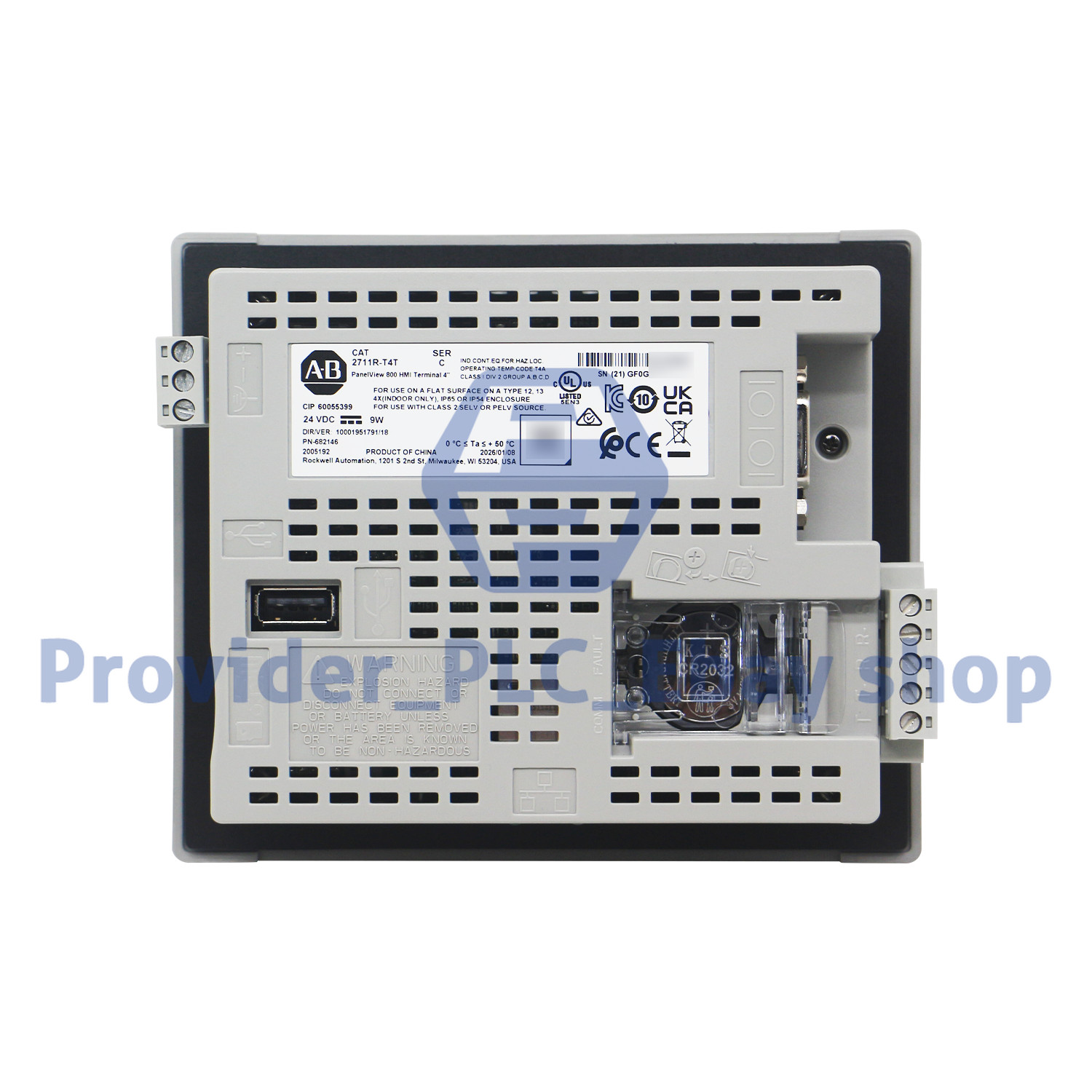 New Factory Sealed Allen Bradley 2711R-T4T PanelView 800 Touch Screen TFT