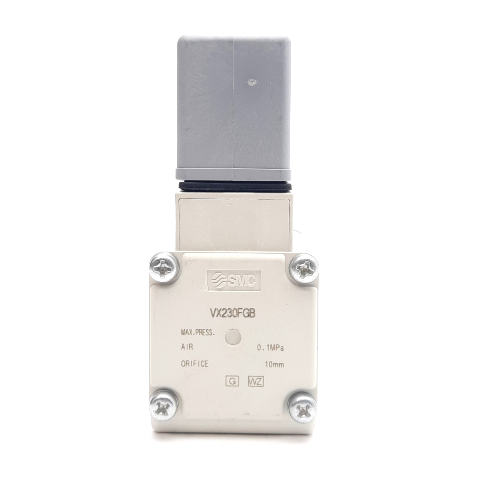 SMC VX230FGB Solenoid Valve, ø10mm Orifice, 0.3MPa, 10.5W, 24VDC Coil, 3/8in NPT