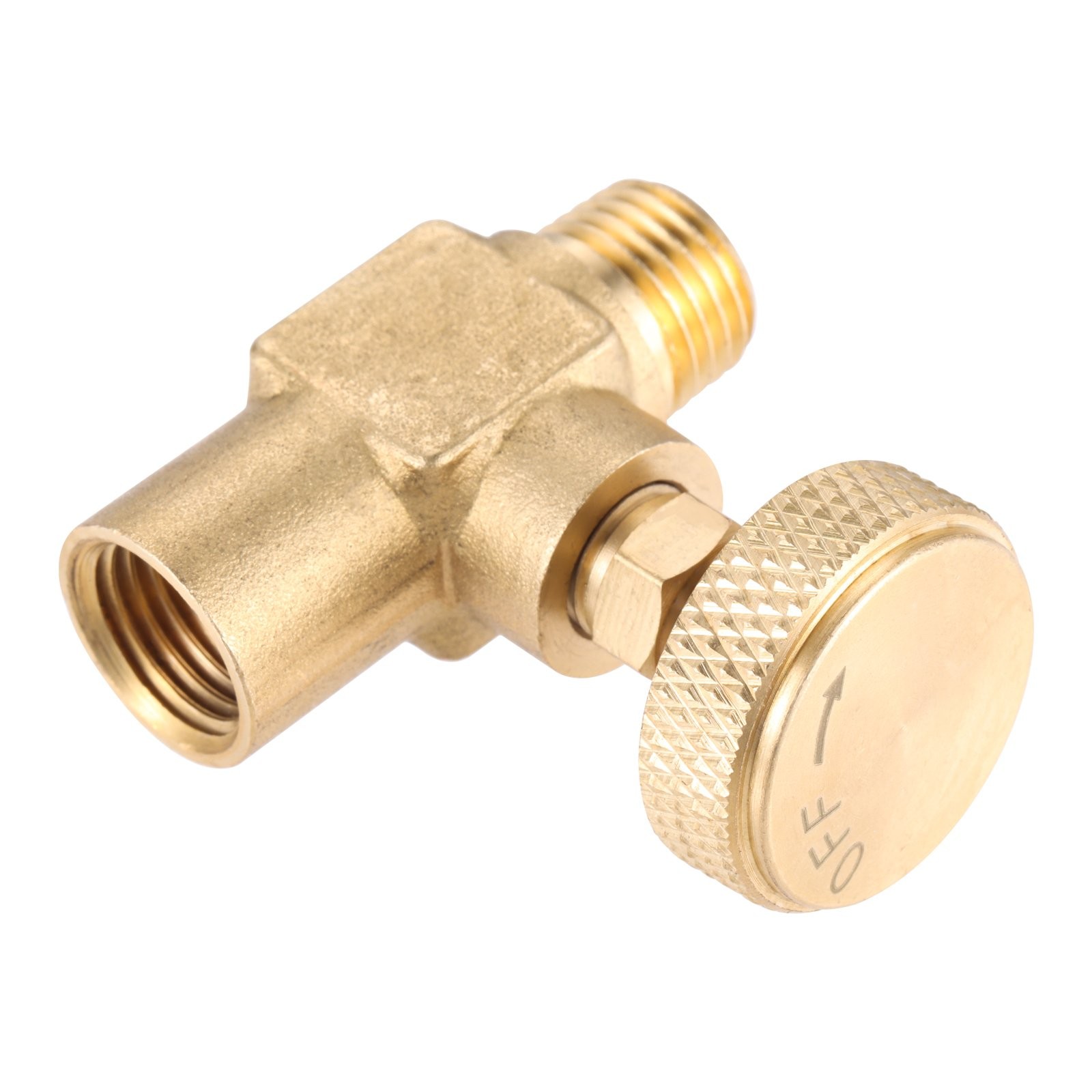 1/4″Female NPT 1/4″ Male NPT Needle Valve for High Pressure Propane Gas Butane