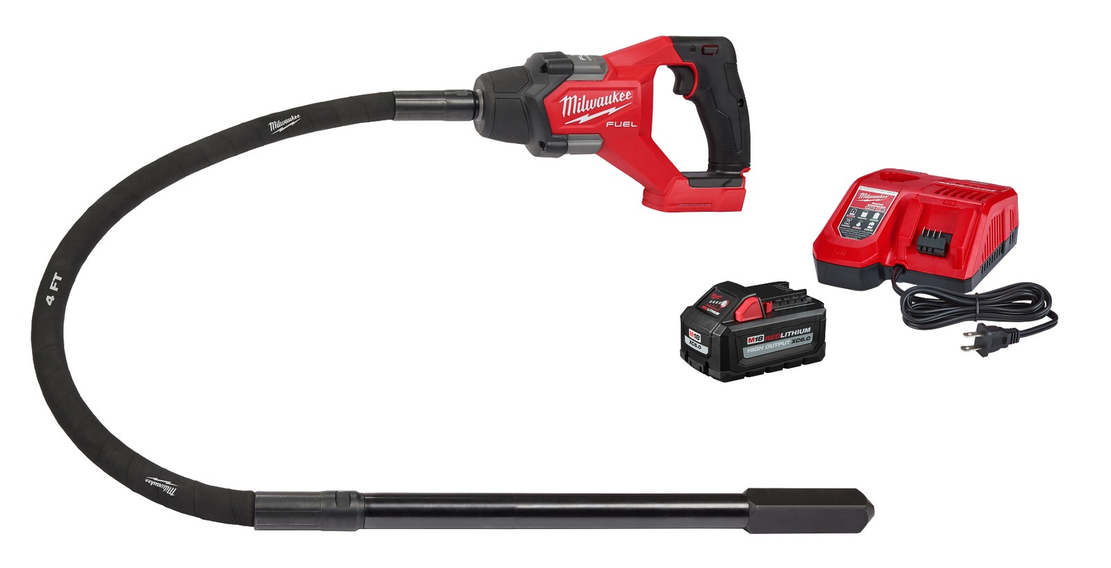 Milwaukee Tool 2910-20 M18 FUEL 4′ Concrete Pencil Vibrator Tool Only