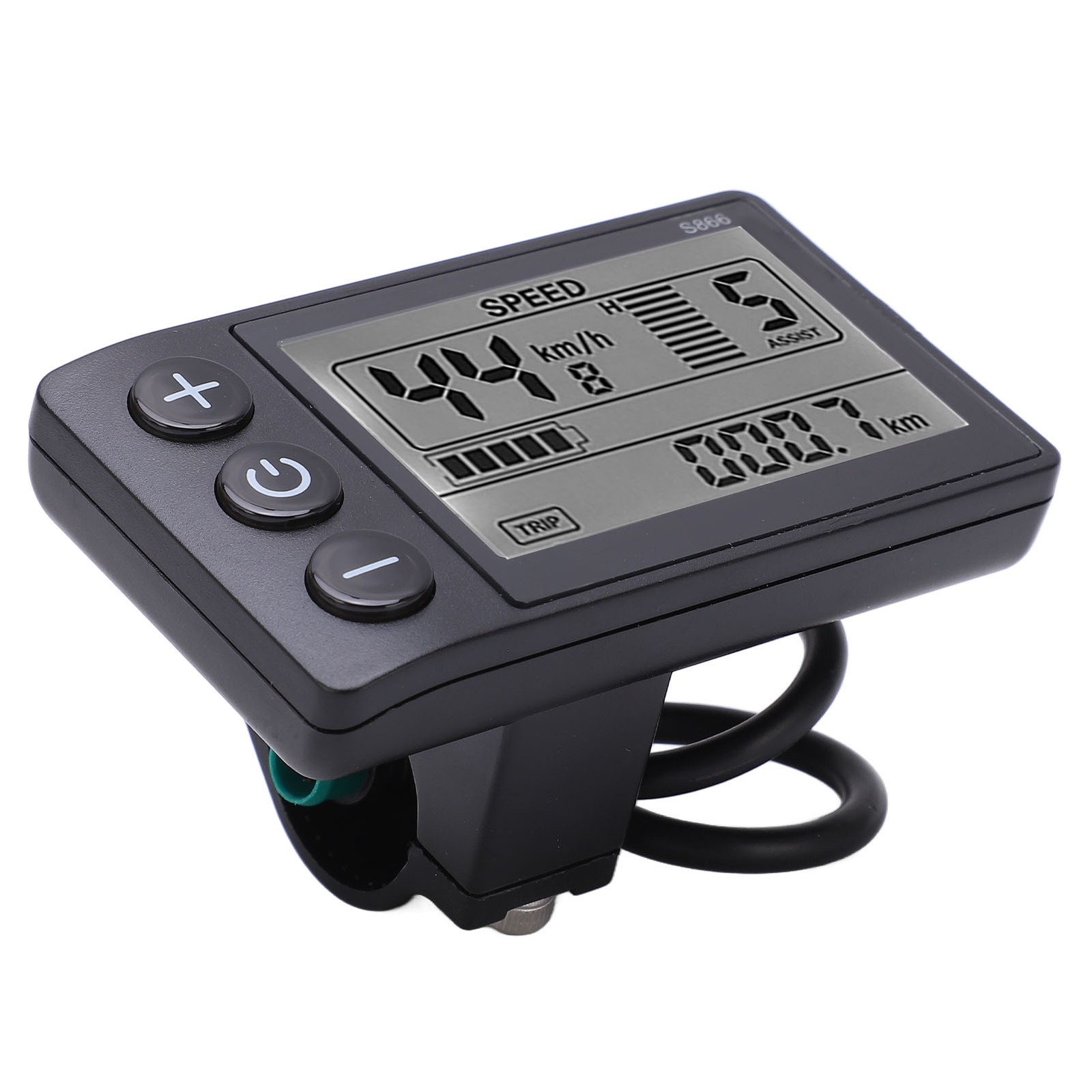 Electric Cycle S866 LCD Display Meter 24V 36V 48V Control Panel With Water XSKK