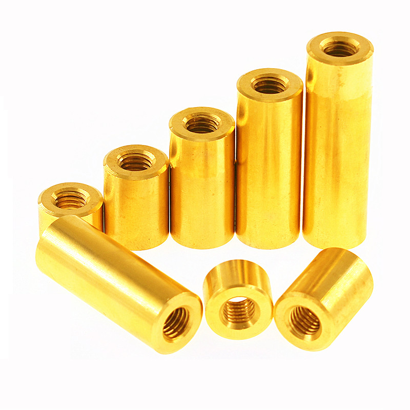 M1.6/M1.8 Brass Round Nuts Long Round Spacers Standoff Sleeve Connecting Stud