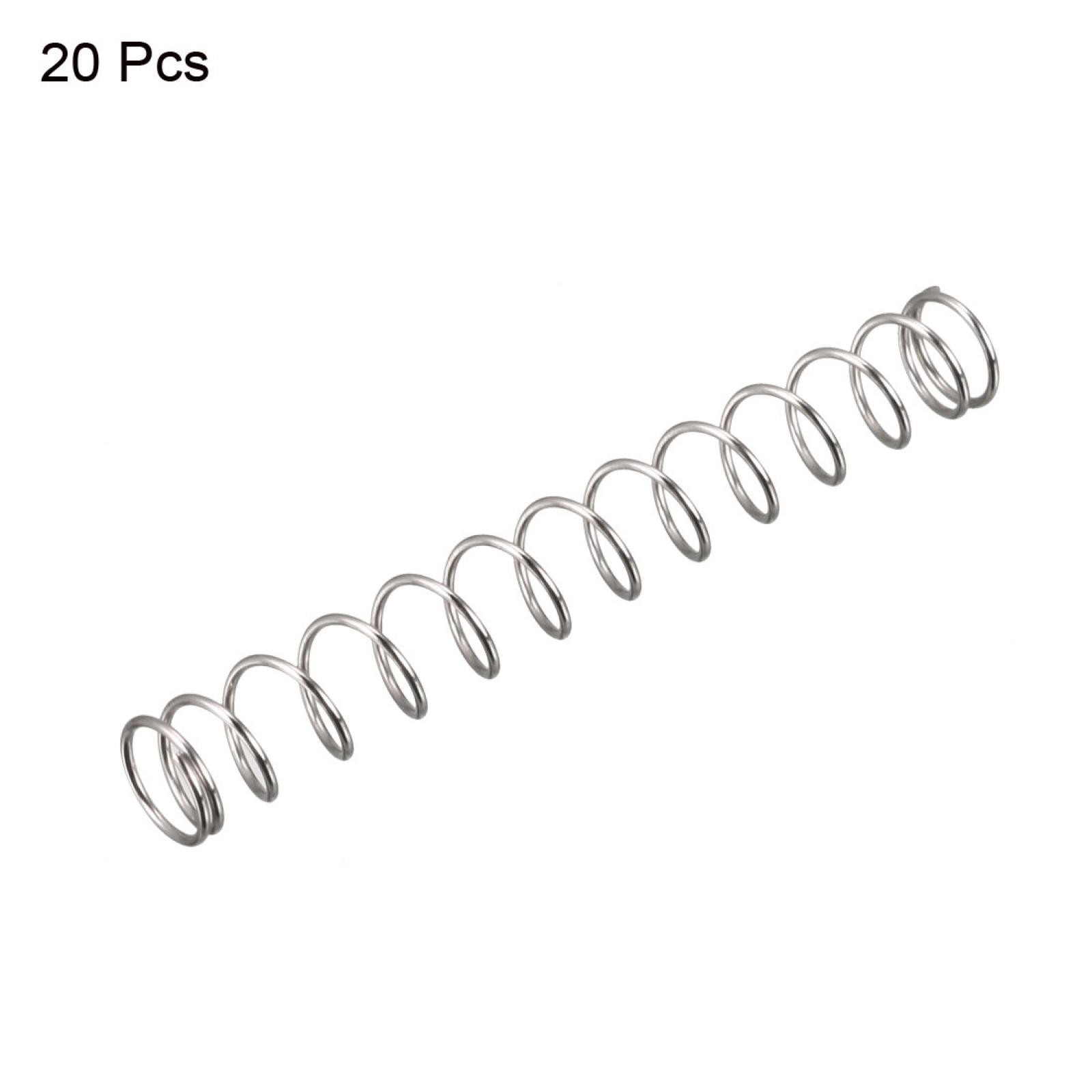 0.22″ OD x 0.02″ Wire Dia x 1.6″ Long Compression Spring Connectors 20Pcs