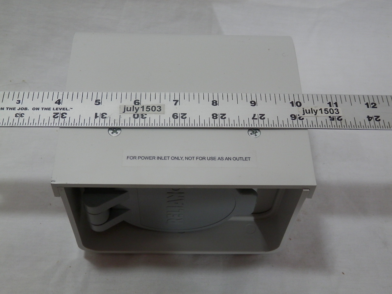 NEW Reliance PBN50 50 Amp Outdoor Power Inlet Box Plastic CS6375 CS6364 3R
