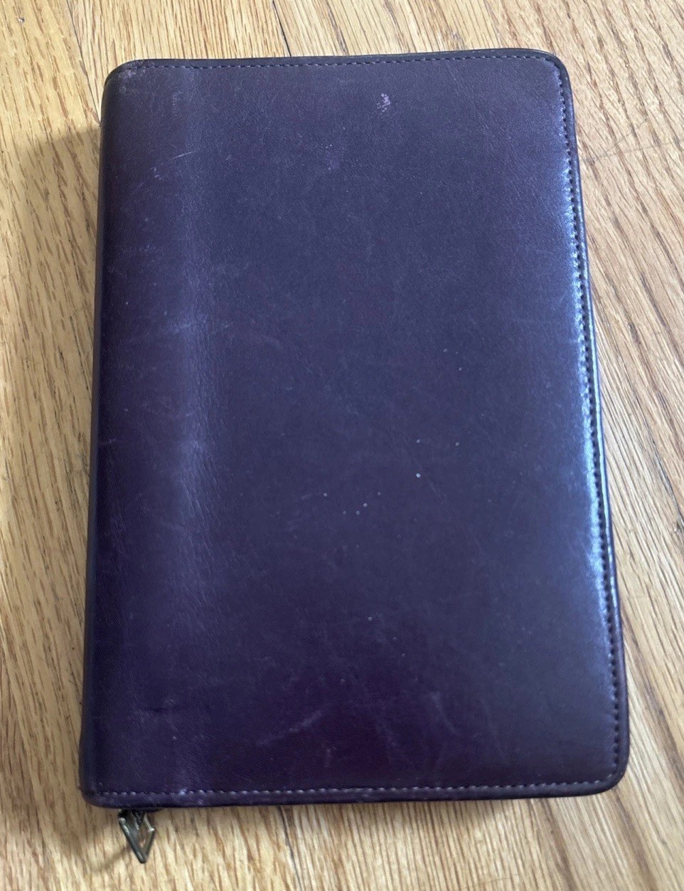 Vintage Franklin Quest Covey 6 Ring Binder Burgundy 7″x4.5” Organizer 90s