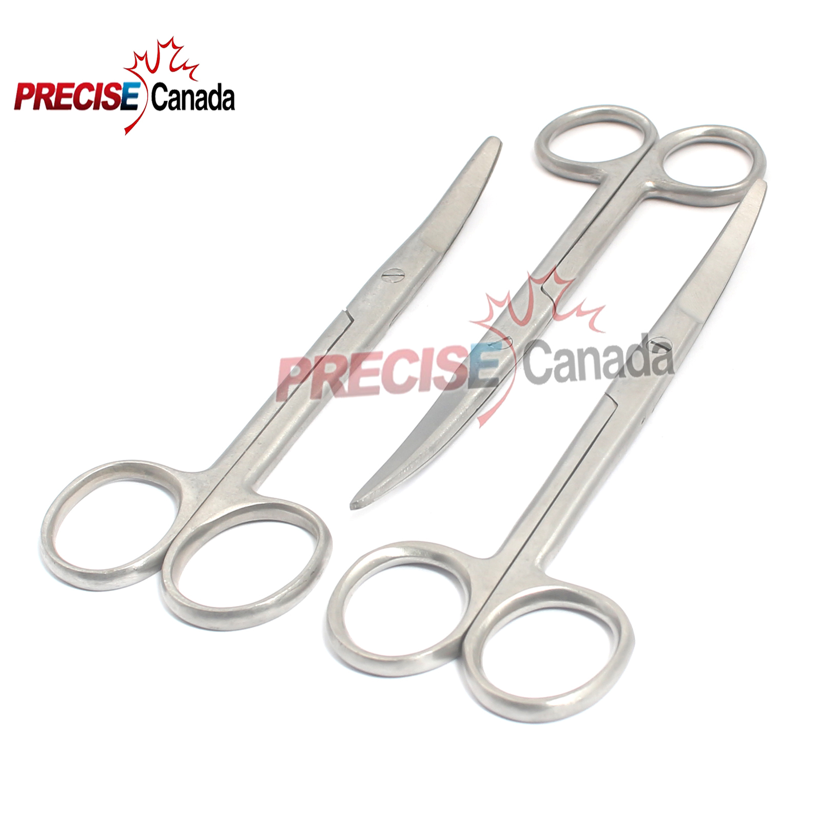 PRECISE CANADA 3 Mayo Scissors 5.5″ Curved Surgical Instruments