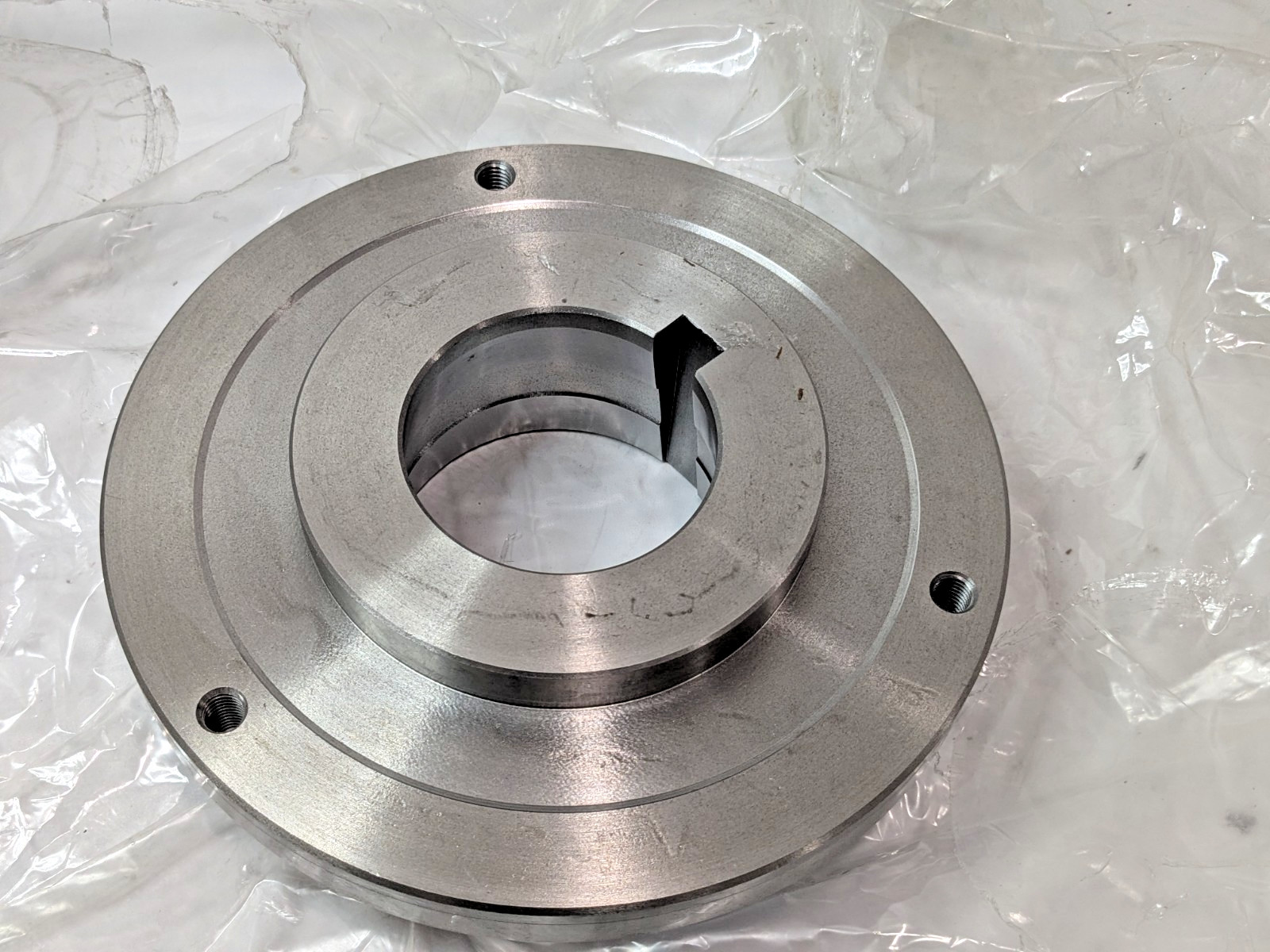 Bison Lathe Chuck Adapter Back Plate 10" DIam 8255-10" L1 7-879-9103