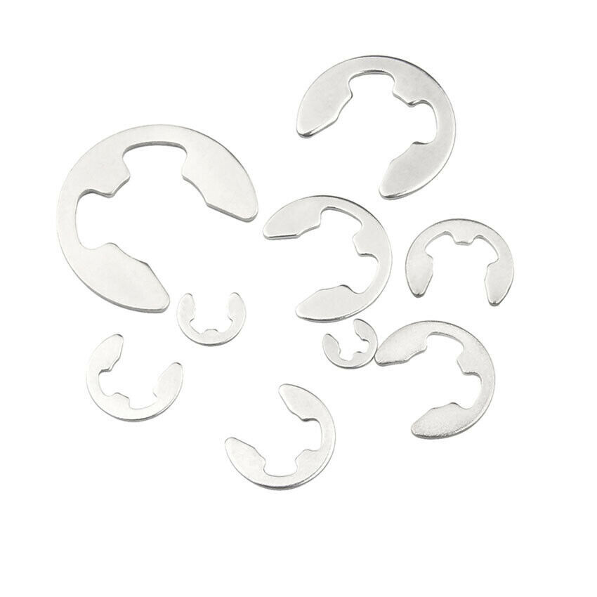 Retaining External Circlip Stainless Steel E Clips Snap Clip Circlip 2mm to 12mm