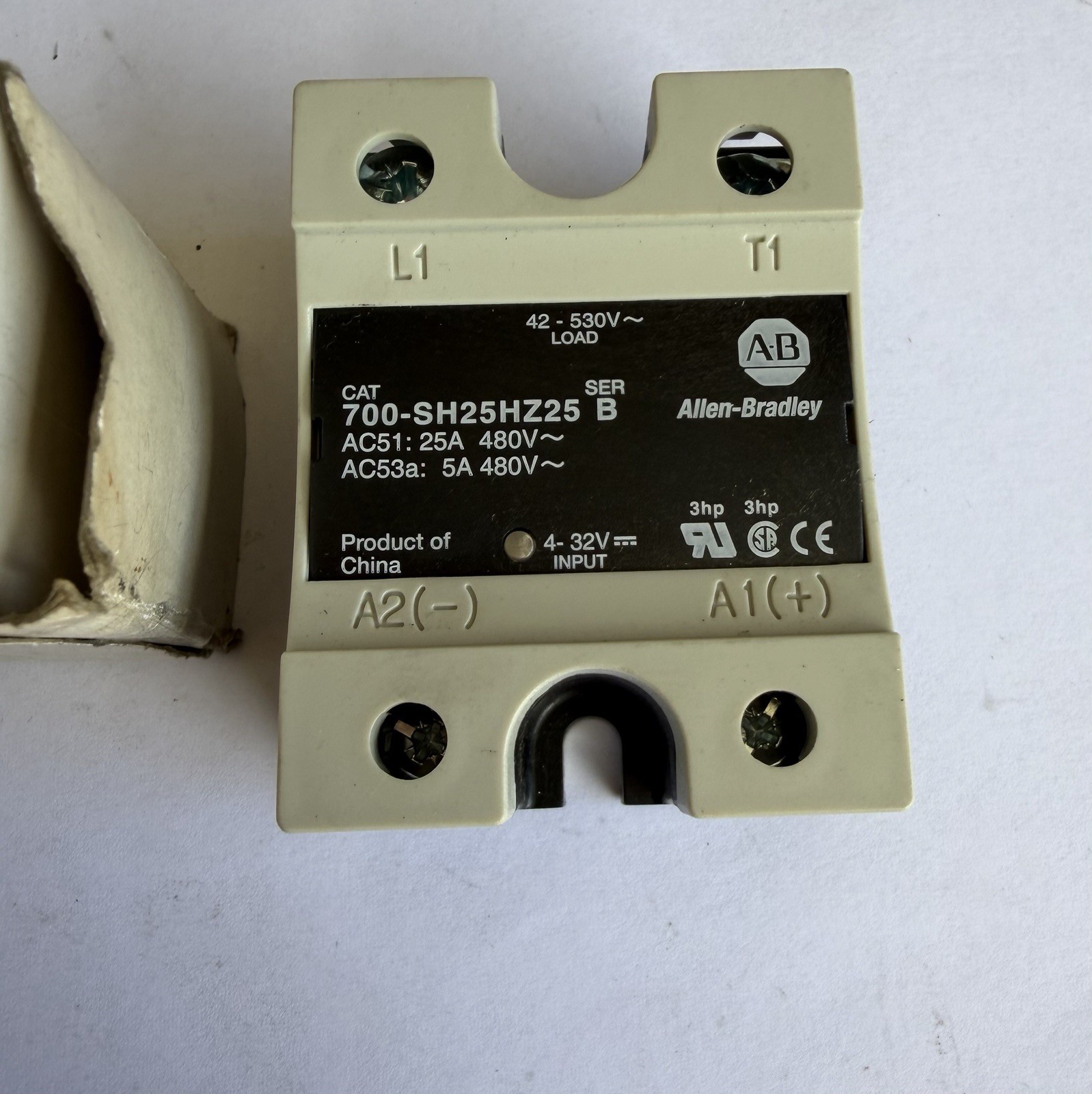Allen Bradley 700-SH25HZ25 Ser B Solid State Relay
