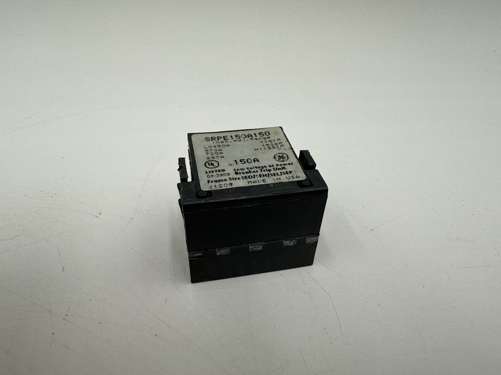 GE SRPE150A150 Rating Plug 150A SRPE150 150 Amp Frame SEDA SEHA SELA SEPA Used