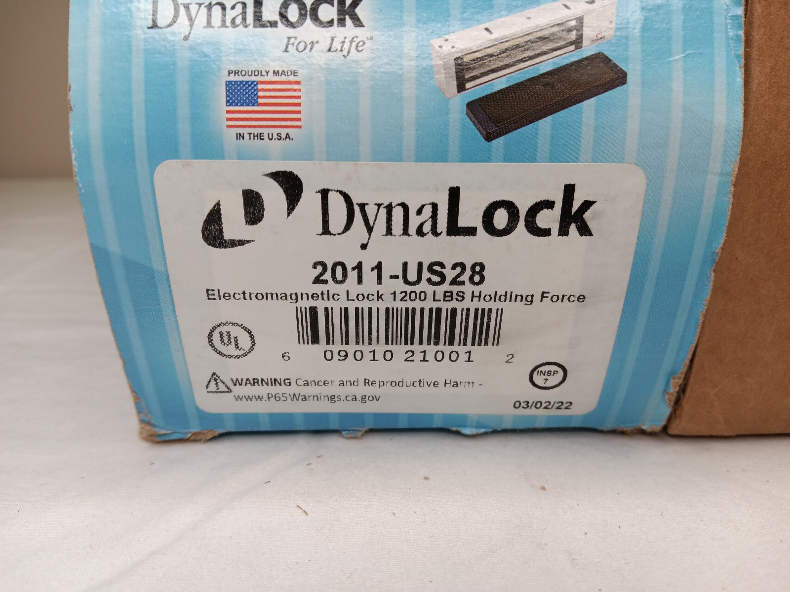DynaLock 2011-US28 Surface Mount Electromagnetic Lock 12/24V