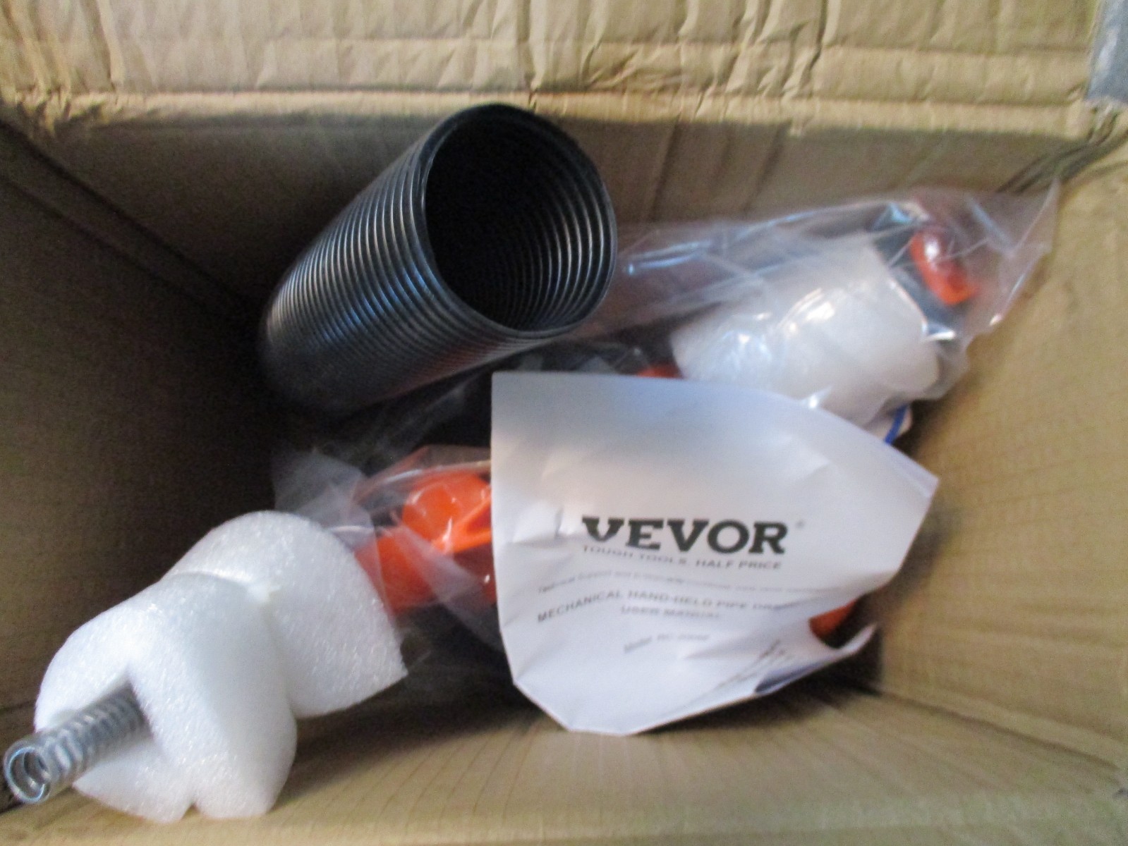 Vevor Mechanical Hand-Held Pipe Dredger Model RC-2005F 25′