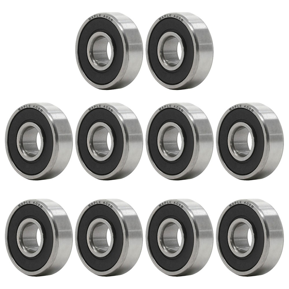 R188-2RS Ball Bearing 1/4″ x 1/2″ x 3/16″ R188 2RS Rubber Sealed (Qty 10)