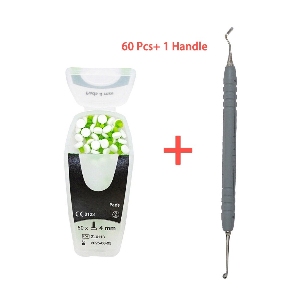 Dental OptraSculpt Foam Pads Kit Veneer Composite Resin Filling Spatula Handle