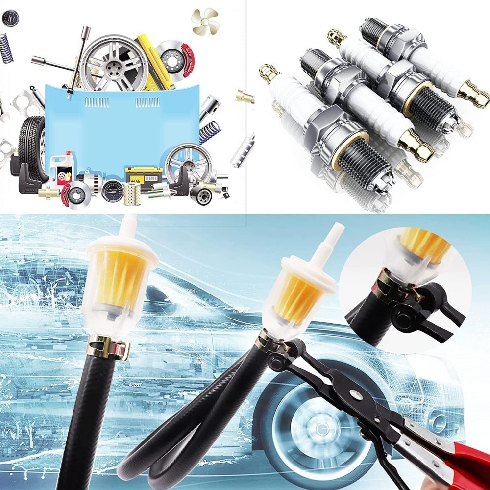 115Pcs Spring Clip Clamping Hose Clamp Sealing Fuel Radiator Silicone Air Pipe