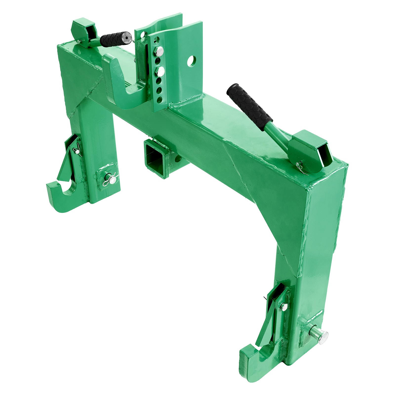 Uimoso 3-Point Quick Hitch with 2″ Receiver for Category 1 & 2 Tractors, 3000lb