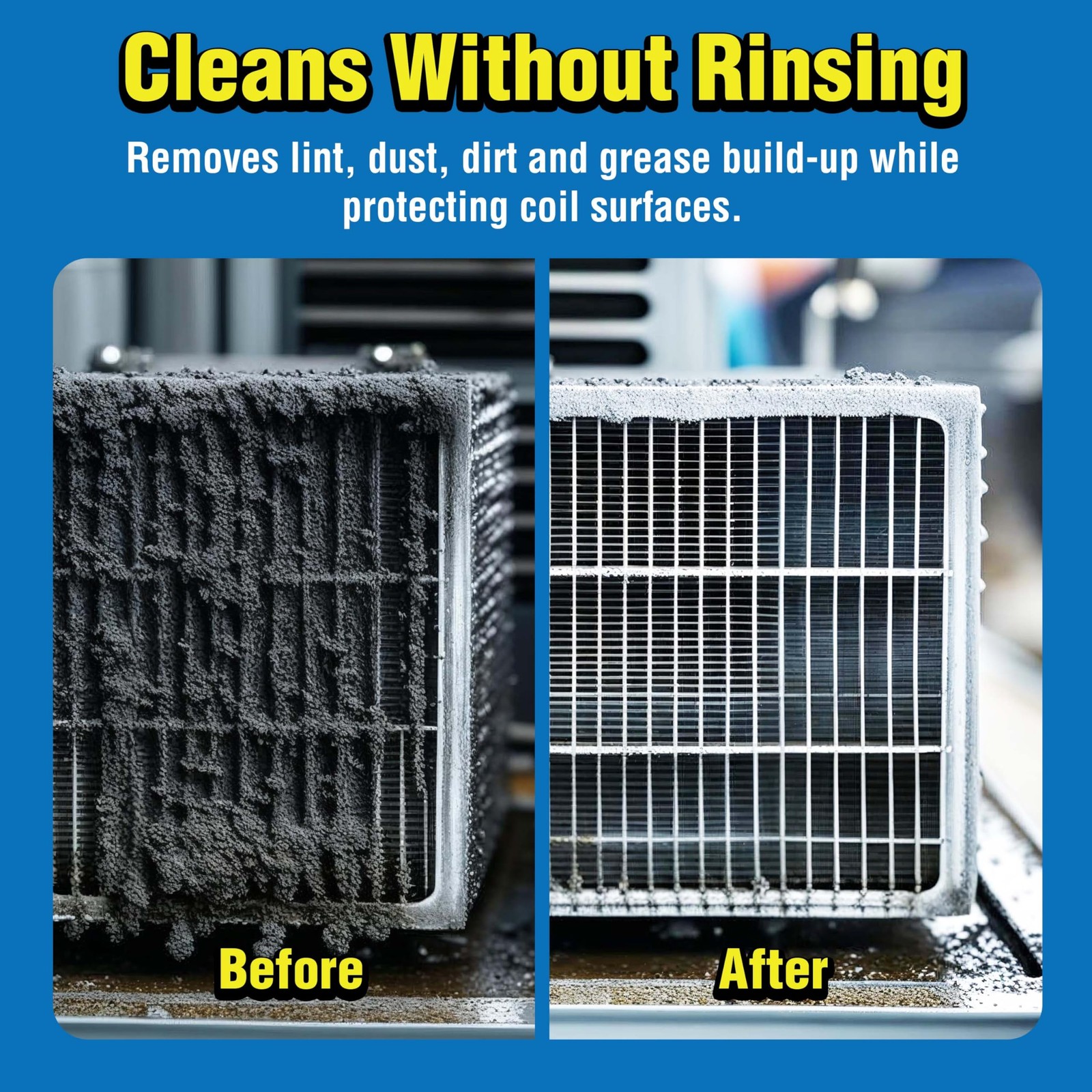 ComStar Coil Safe, External Neutral pH, Non-Toxic, Self-Rinsing Evaporator Coil