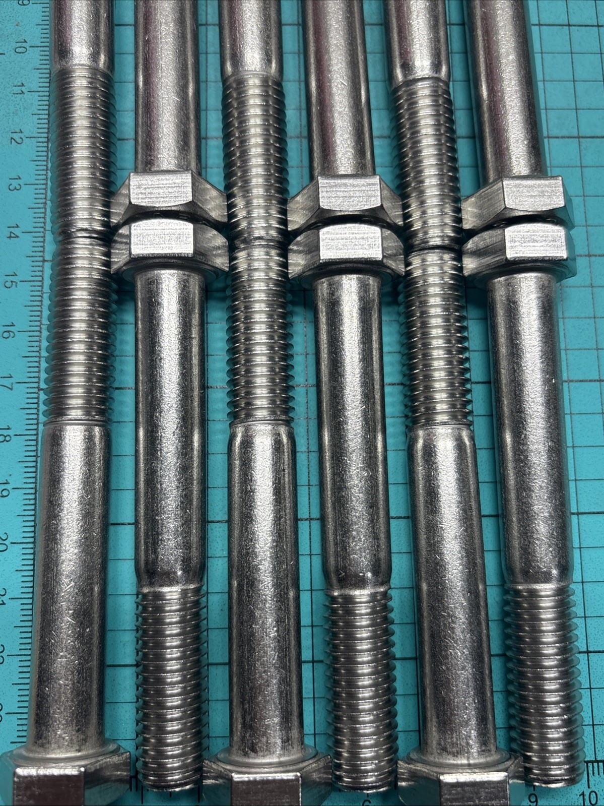 12- 1/2-13 X 3-1/2″ Hex Bolts 18-8 Stainless Steel Cap Screws Partially Threaded