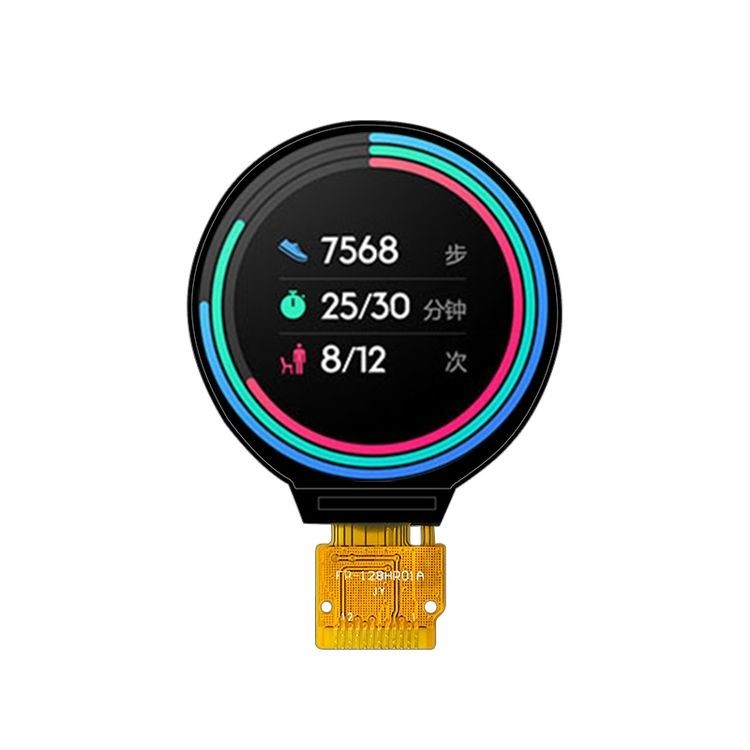 1.28 Inch Round Color TFT Display HD IPS LCD LCD Screen 240*240 SPI, Pack of 2
