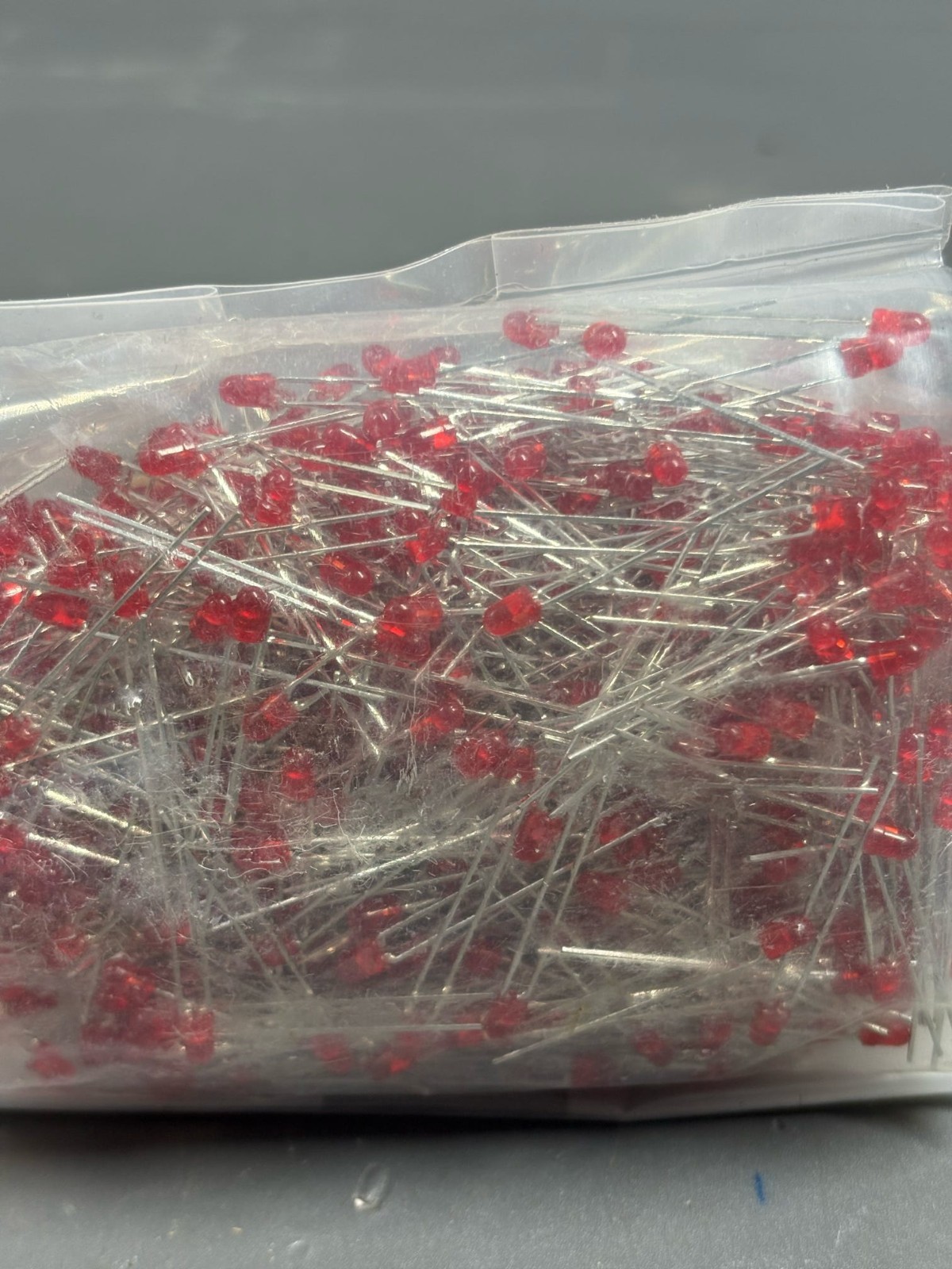 1000PCS SunLED XLHR32D Red Through Hole LEDs 3mm T-1 Axial Lamp Lot