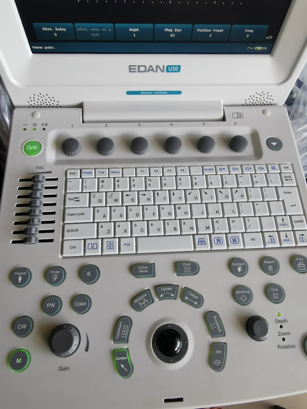 EDAN U50 DEMO Ultrasound System with 2 probes