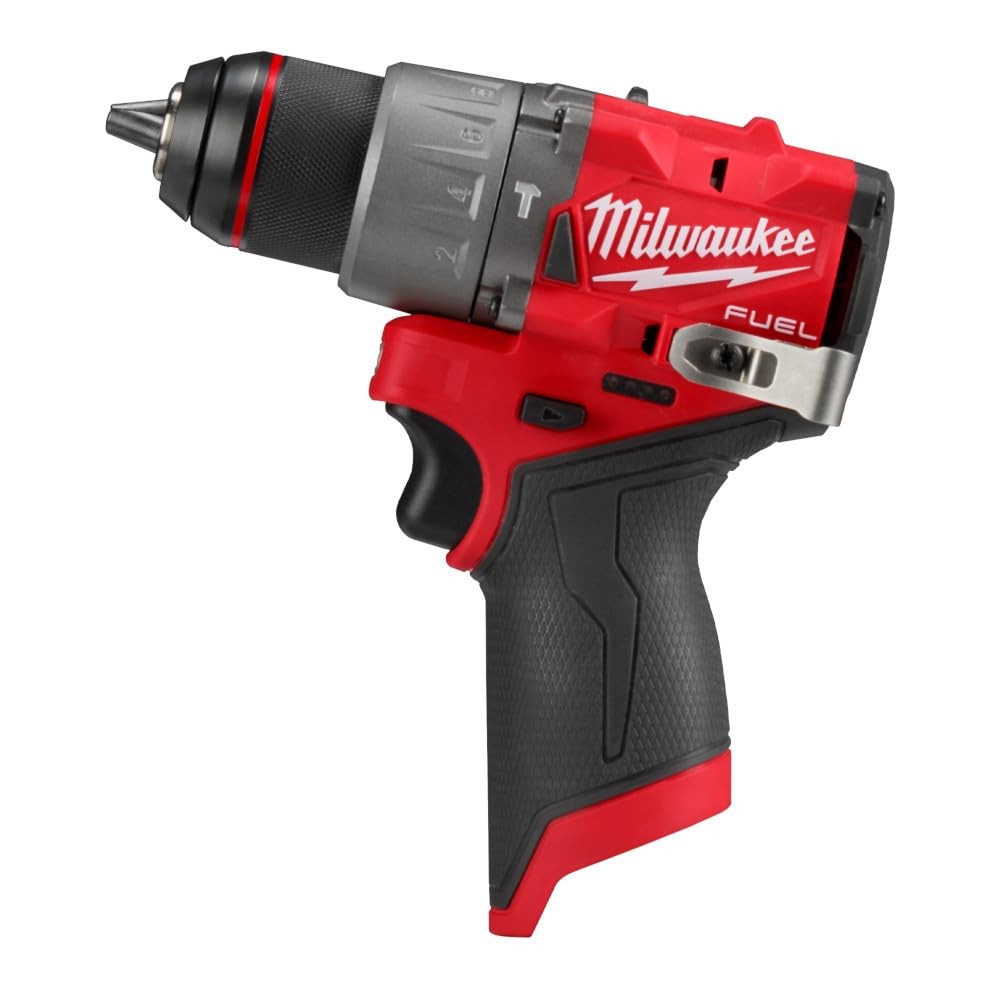 Milwaukee Electric – M12 Fuel. 1/2 Hammer Drill-Driver Red/Black