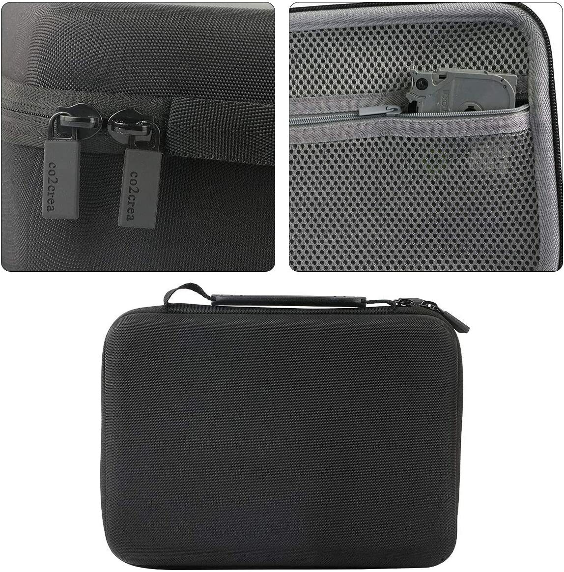 co2crea Hard Travel Case for Brother P-Touch Cube Versatile Label Maker PTP710BT