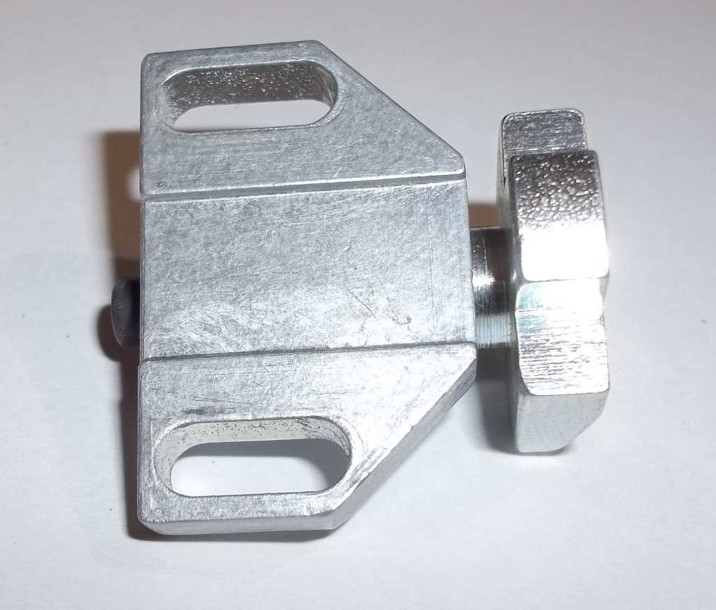Jergens 1-1/2″ Body W x 1″ L, 1/8″ Stroke L,Tang Square Spring Locating Stop