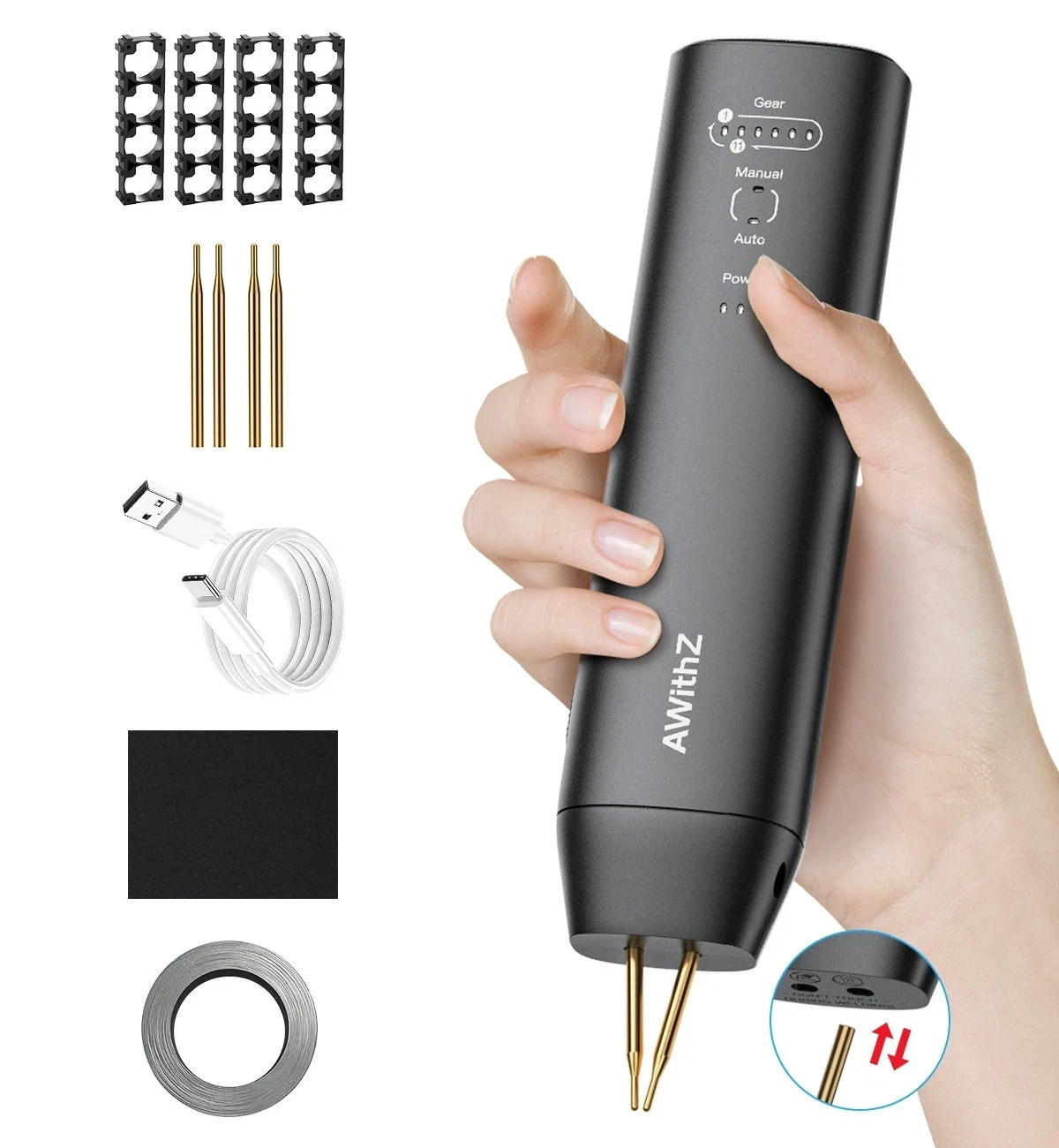 Portable Mini DIY Spot Welder Machine Battery Welding Tool Kit for 18650 Battery