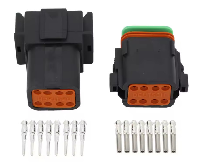 2 3 4 6 8 12 Pin Deutsch DT Black Series Waterproof Electrical Connector KIT