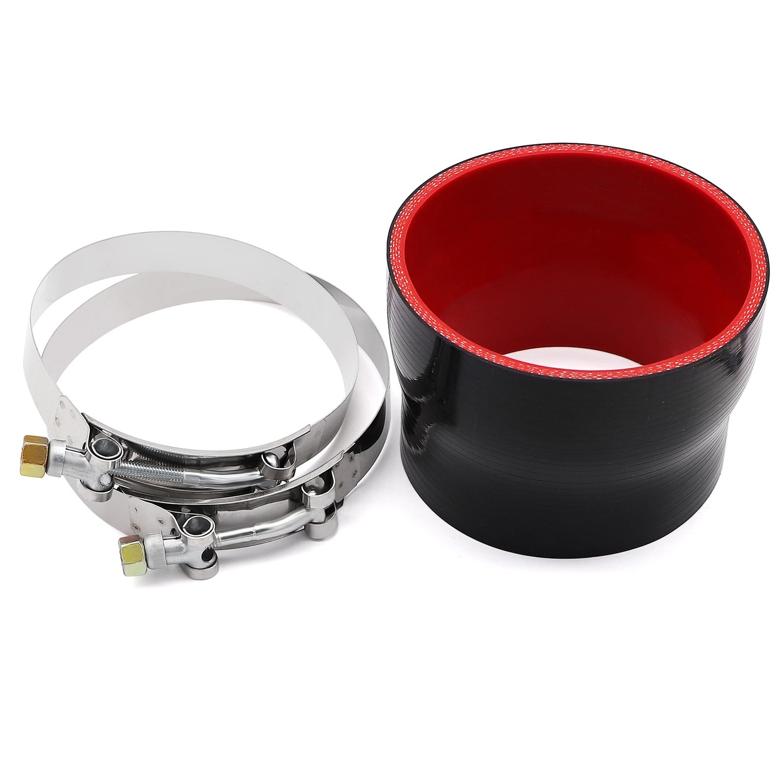 Straight Reducer Coupler Silicone Hose ID 4-inch to 4-1/2inch 4-Ply Stainless