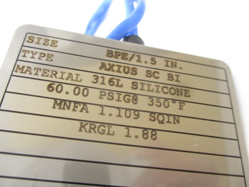FIKE AXIUSSCBI BPE/1.5IN 60.00PSI 350’F NSMP