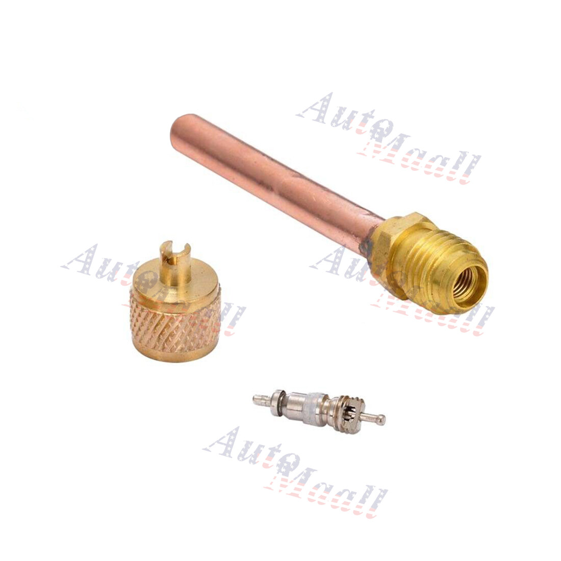 20x Service/Access Valve 1/4″ SAE *1/4″ OD *2.75″ Stem Core AC Refrigeration Kit