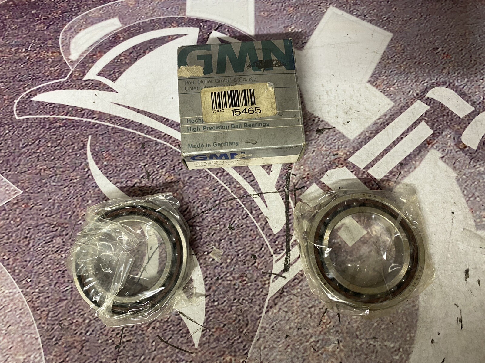 GMN High Precision Ball Bearings HY SM 6010 DUL 100 N