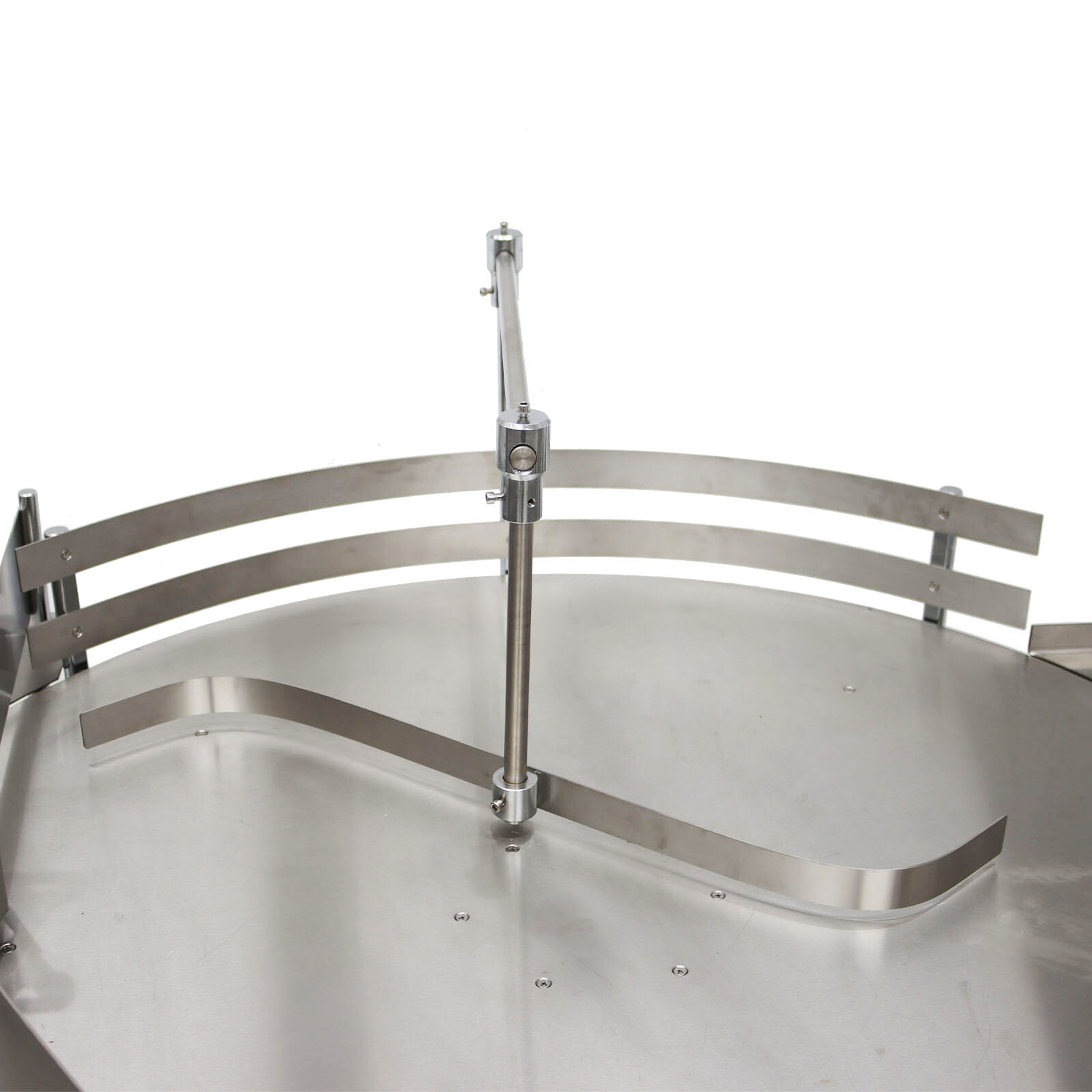 Auto Bottle Unscrambler 39.4» Round Table Bottle Collecting Machine Organizer