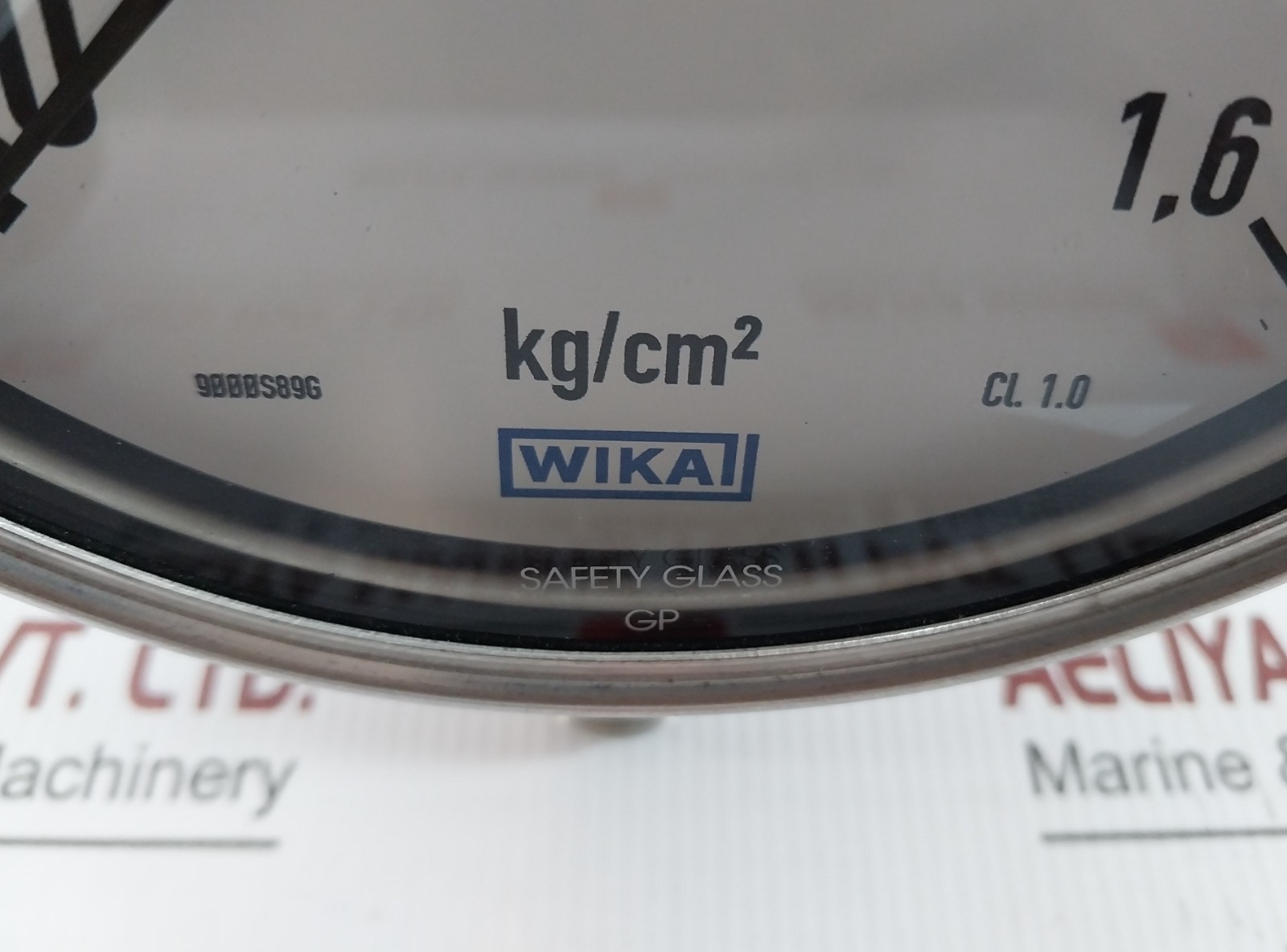 WIKA 232.50.160 Pressure Gauge 0-1.6 KG/CM2