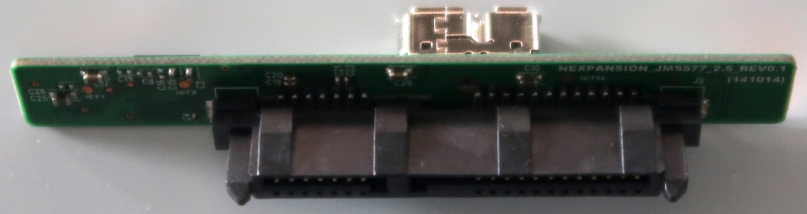 Seagate Nexpansion_JMS577_2.5_REV0.1 E157925 2.5″ Sata to USB 3 Controller PCB