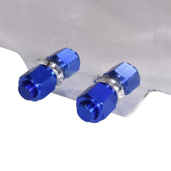 20 Gallon 80L Universal Aluminum Fuel Tank Oil Level Sensor Silver
