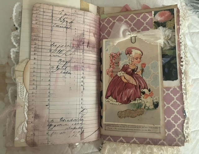 VINTAGE STYLE HANDMADE JUNK JOURNAL-«A Graceful Life»