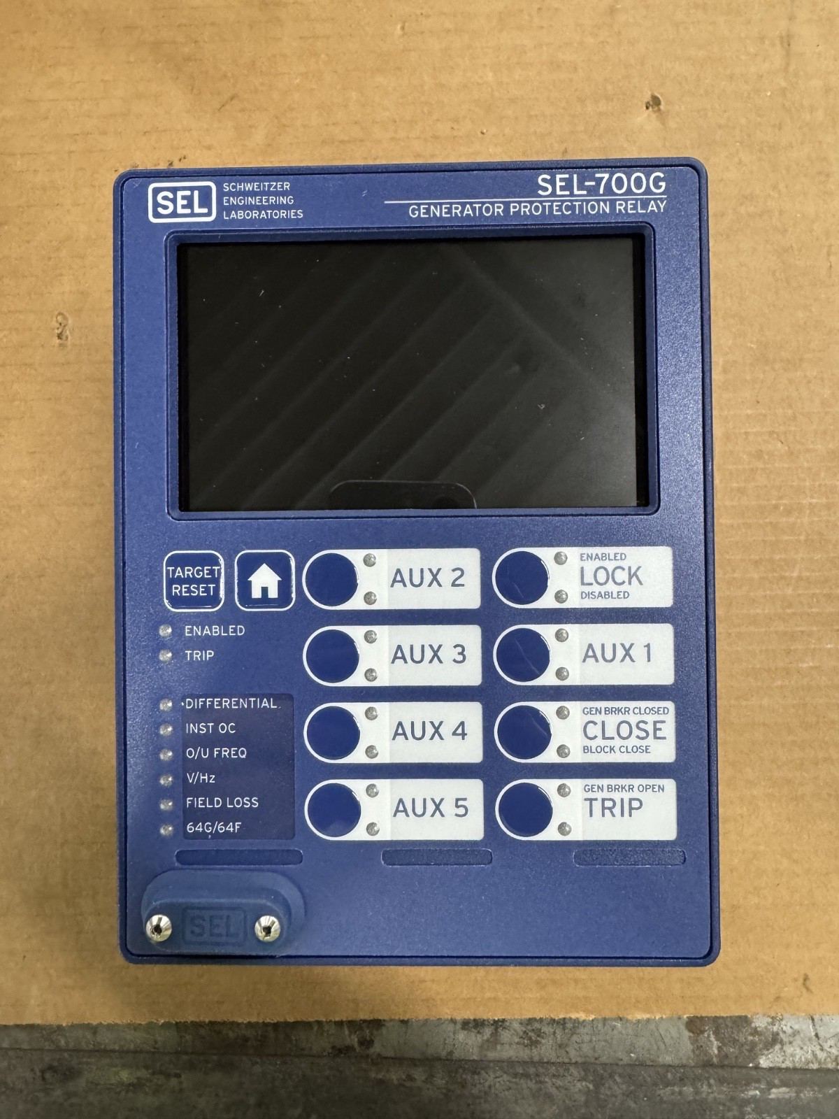 Schweitzer, SEL-700G, Generator Protection Relay, 0700G01A1A0X0X85A300