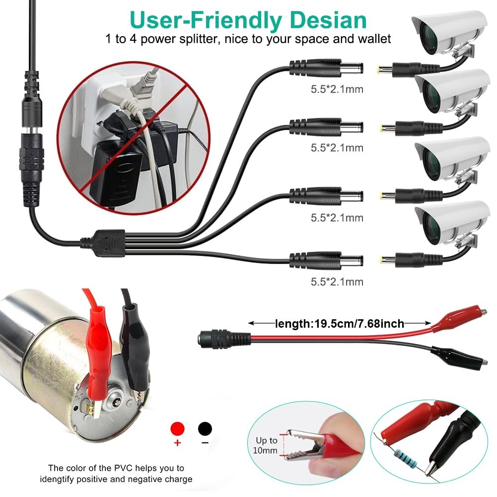 Universal Power Supply 3V~24V 3A 72W Adjustable Variable 3V 5V 9V 12V 18V 2