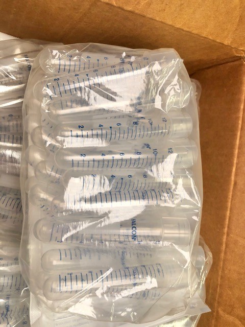 Corning Falcon 352059 14mL Polypropylene Round Bottom Tube 17x100mm (500/cs)