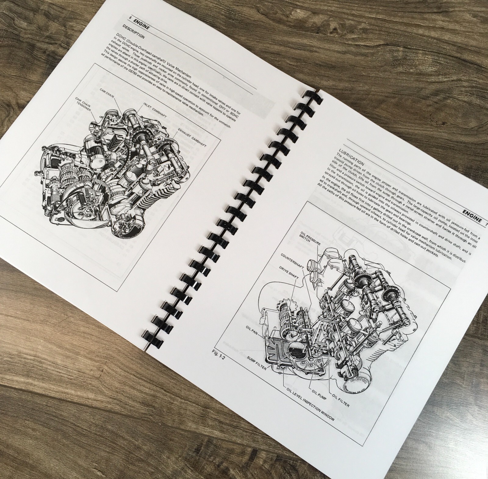 Suzuki GS750 Motorcycle Service Manual Repair Shop Technical Workshop GS750E