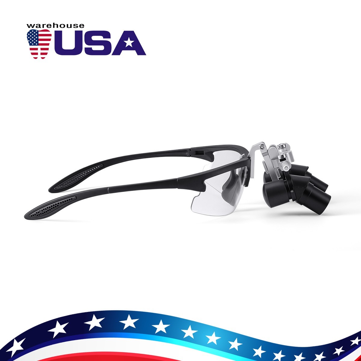 4.0X Dental Surgical Ergonomic Ergo Binocular Loupes Ultralight Magnification