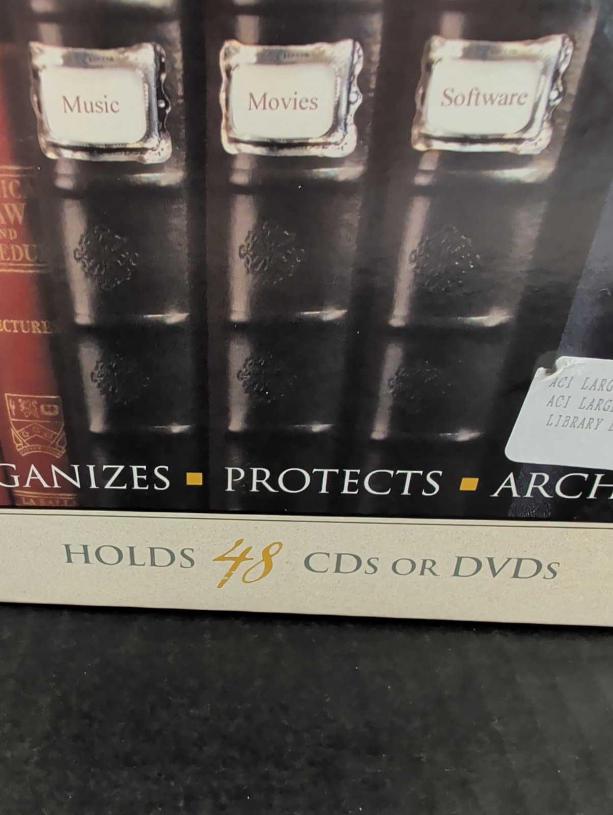 CD DVD Storage Binder W/ Inserts Holds 48 Discs